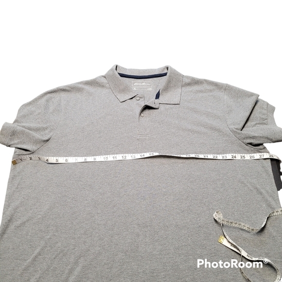 Eddie Bauer Grey Polo Shirt - Picture 6 of 8